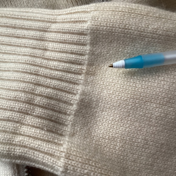 C.P. Company Zippered Cashmere Cardigan Jacket Men Cream L - Picture 8 of 8